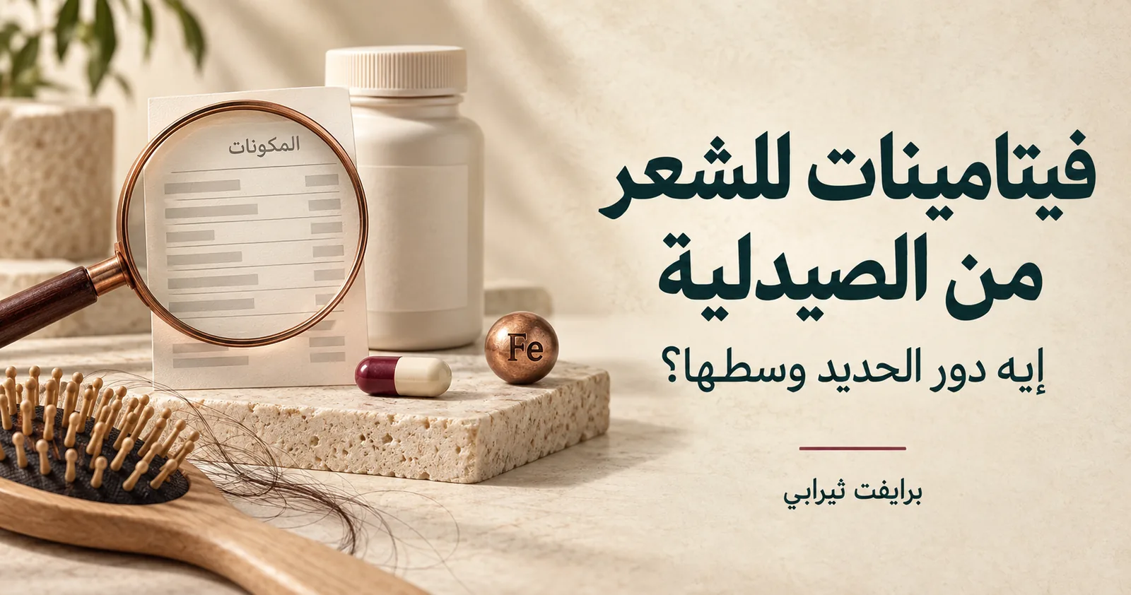 فيتامينات للشعر من الصيدلية — إيه دور الحديد وسطها