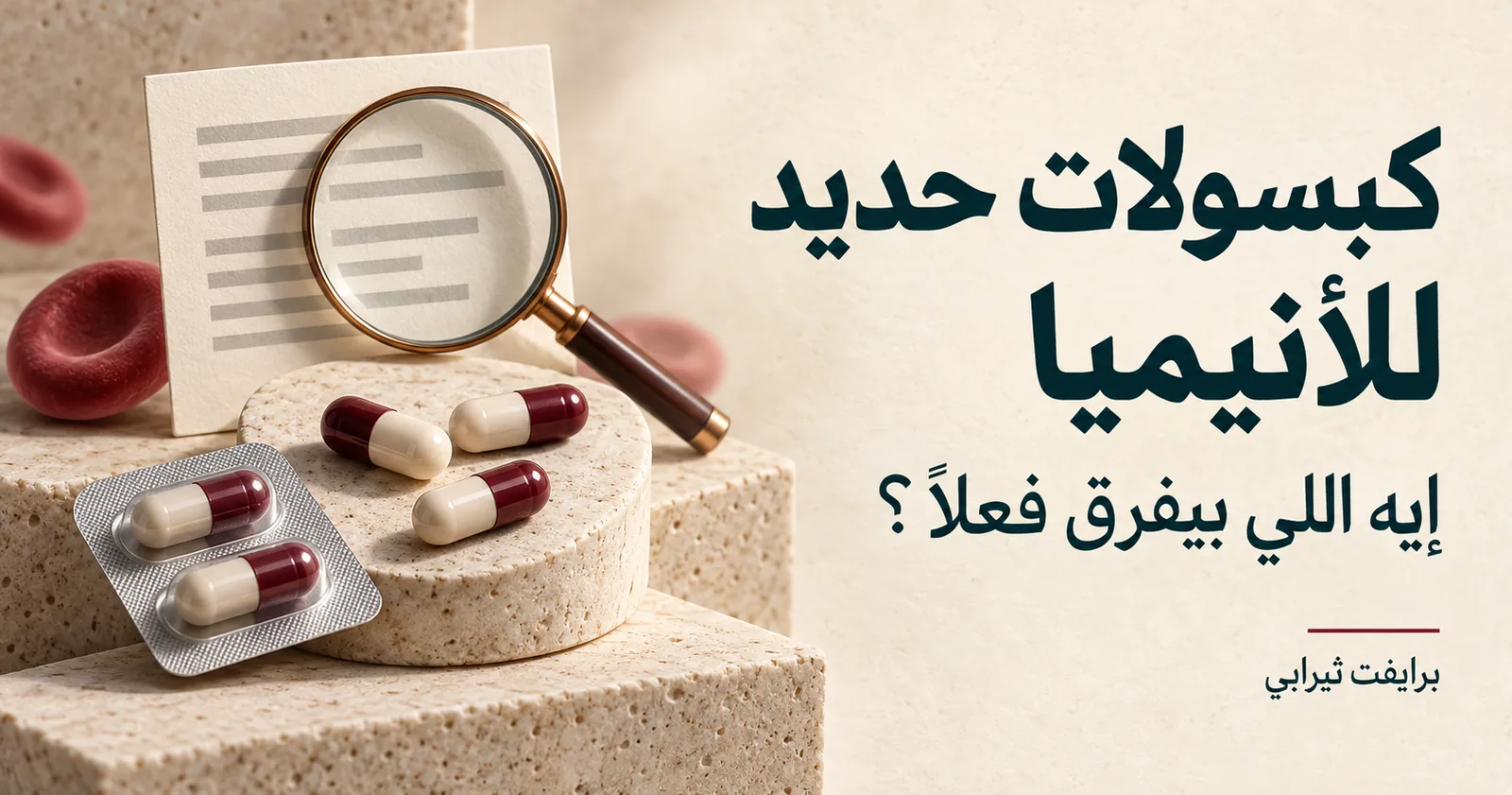 كبسولات حديد للأنيميا — إيه اللي بيفرق فعلاً بين أنواع حبوب الحديد