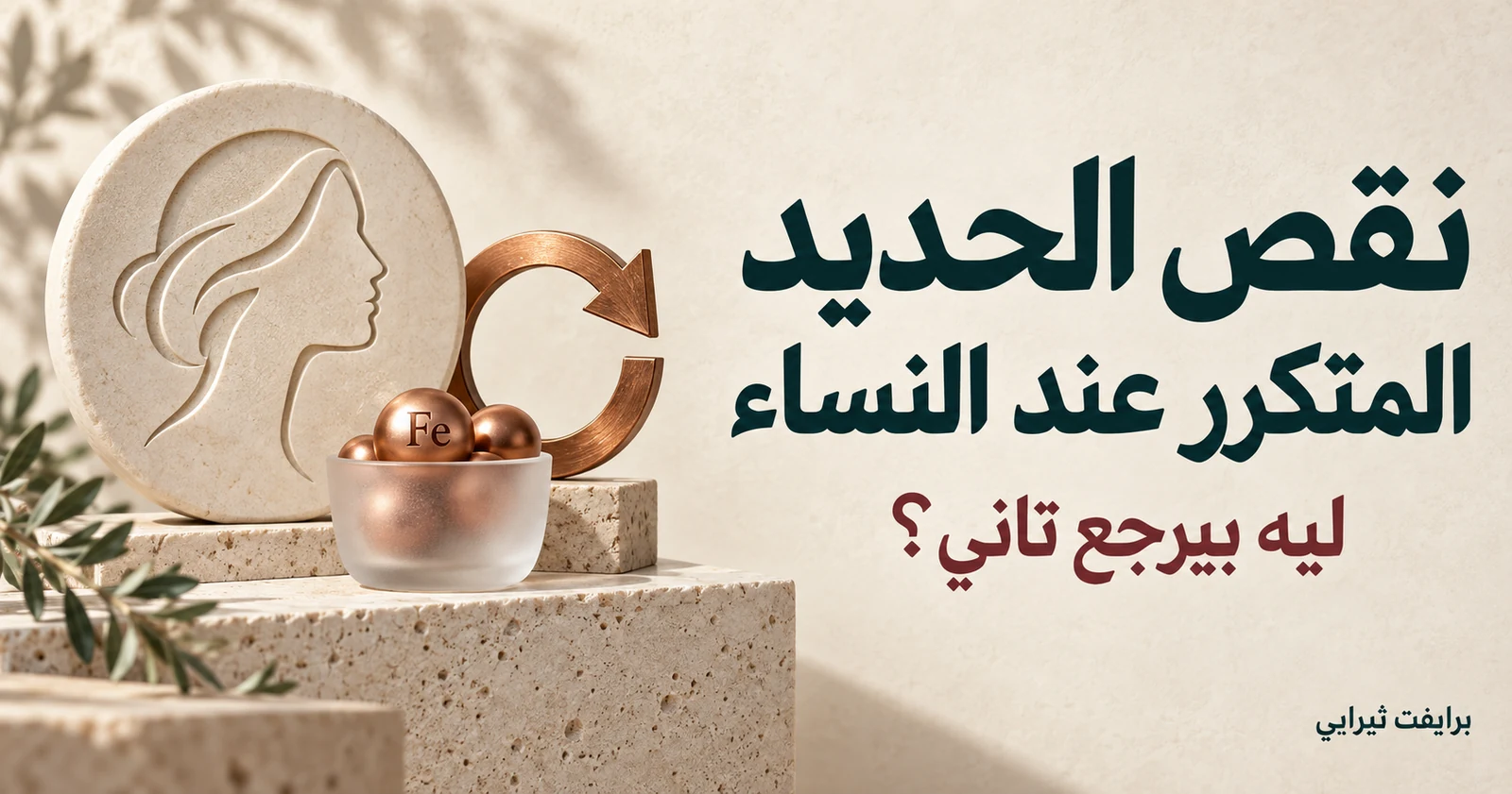نقص الحديد المتكرر عند النساء — أسبابه وتقييمه وليه بيرجع تاني